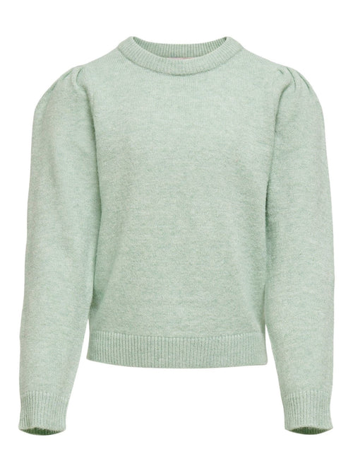 Lesly Pullover - Frost Green - TeeShoppen Group™ - Knitwear - Kids Only