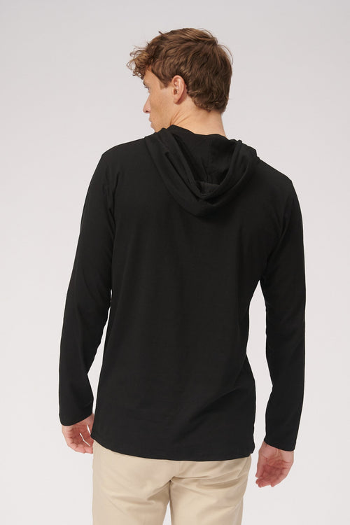 Light hoodie - Black - TeeShoppen Group™ - Shirt - TeeShoppen