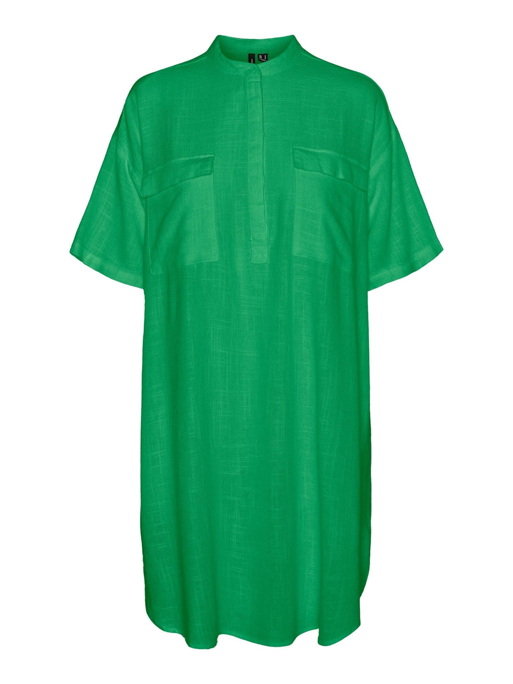 Linie Mini -Kleid - hellgrün