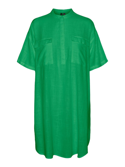 Line Mini Kjole - Bright Green - TeeShoppen Group™ - Dress - Vero Moda