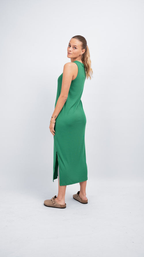 Line Summer Dress - Green Bee - TeeShoppen Group™ - Dress - ONLY