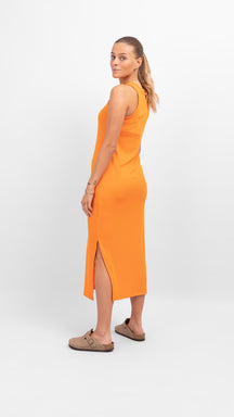 Sommerkleid - Persimmon Orange
