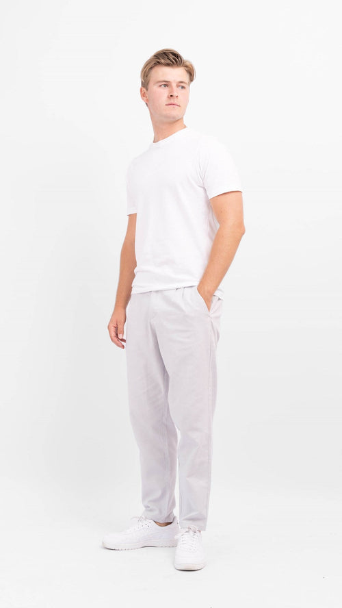 Linen Pants - White - TeeShoppen Group™ - Pants - Only & Sons