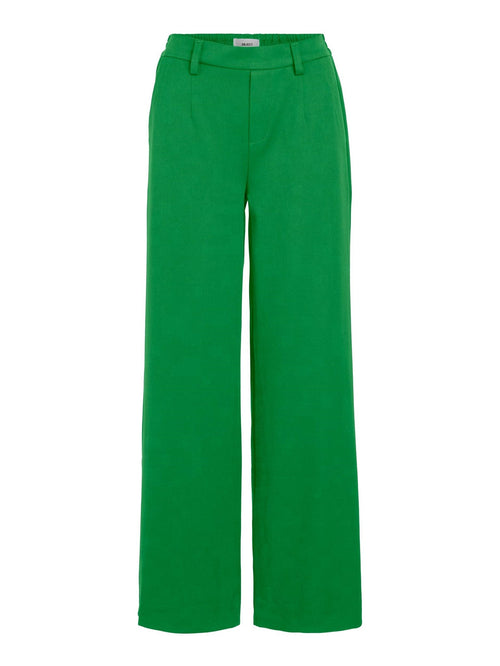 Lisa Brede Bukser - Fern Green - TeeShoppen Group™ - Pants - Object