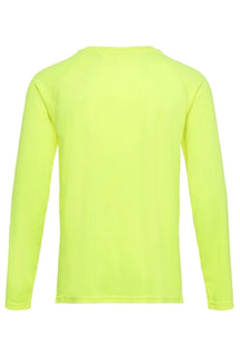 Long-sleeved Training T-shirt - Neon Yellow