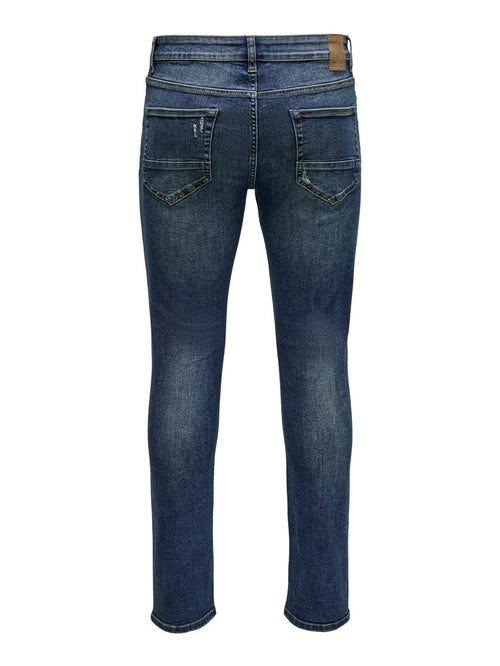 Loom Slim 2946 Jeans - Blue Denim - TeeShoppen Group™ - Jeans - Only & Sons