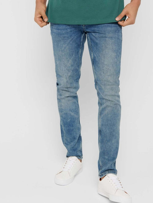 Loom Stretch Jeans - Denim Blue - TeeShoppen Group™ - Jeans - Only & Sons