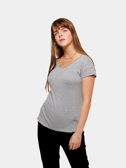 Loose fit - Gray - TeeShoppen Group™ - T-shirt - TeeShoppen