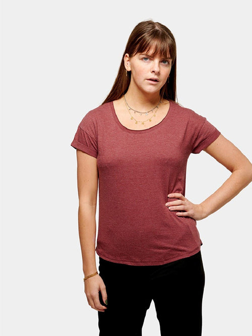 Loose fit - Mottled Red - TeeShoppen Group™ - T-shirt - TeeShoppen