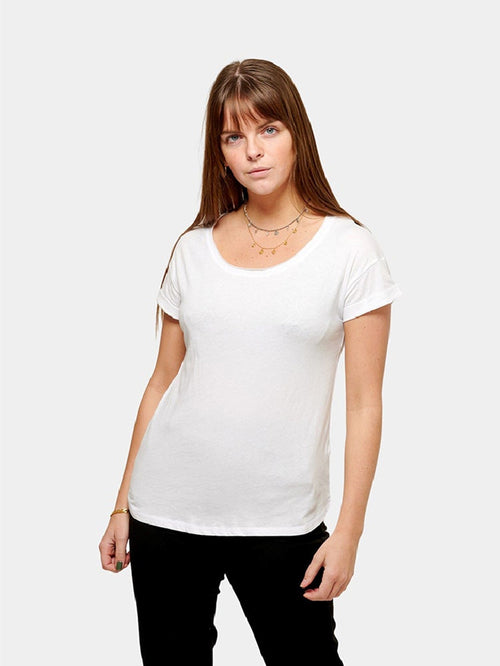 Loose fit - White - TeeShoppen Group™ - T-shirt - TeeShoppen