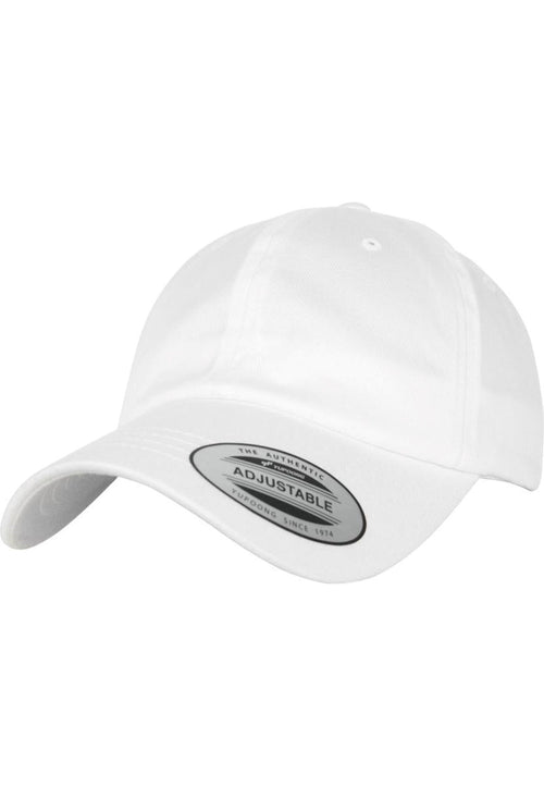Low Profile Organic Cotton Cap - White - TeeShoppen Group™ - Accessories - Flexfit