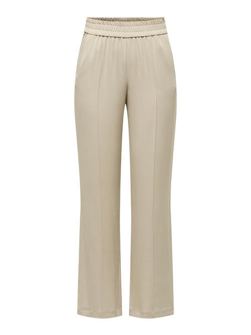 Lucy-Laura Wide Pants - Oxford Tan - TeeShoppen Group™ - Pants - ONLY