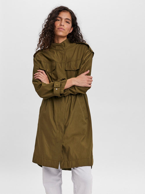 Luxa Coat - Dark Olive - TeeShoppen Group™ - Jacket - Vero Moda