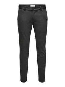 Mark Pants - Dark gray with small cubes