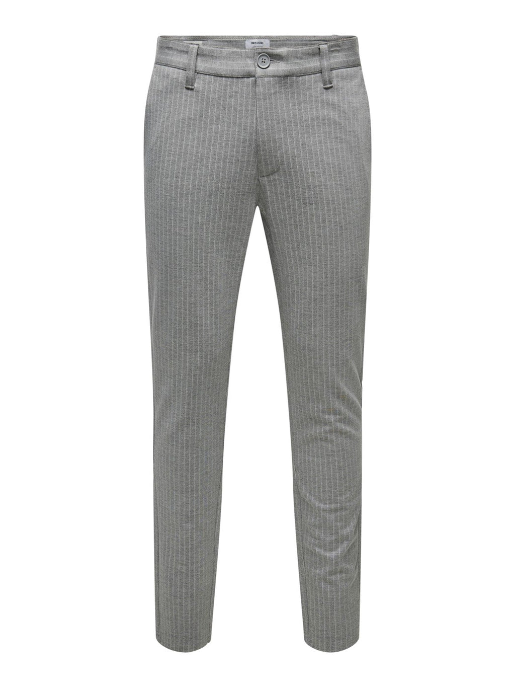 Mark Pants - Light Gray Striped