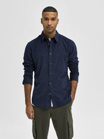 Masher Cord -Shirt - Navy Blazer