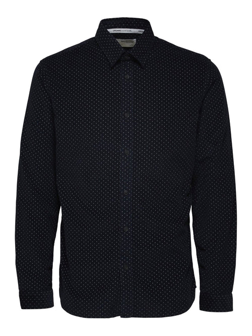 Masher Cord Shirt - Navy Blazer - TeeShoppen Group™ - Formal Shirts & Blouses - Selected Homme