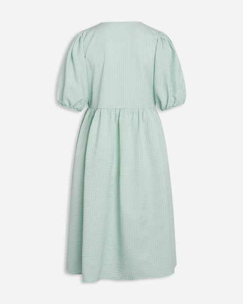 Meca dress - Checkered mint - TeeShoppen Group™ - Dress - Sisters Point