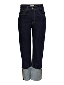 Megan High Taille Jeans - Jeans Blau