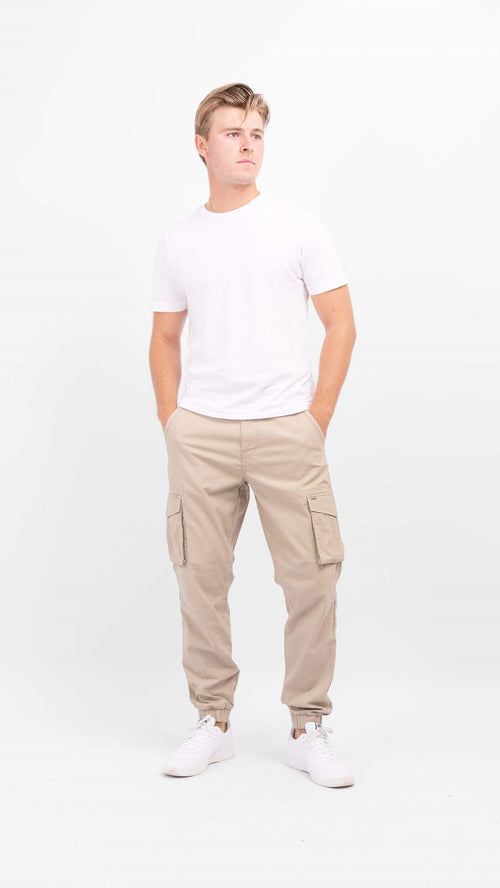 Mike cargo pants - Chinchilla - TeeShoppen Group™ - Pants - Only & Sons
