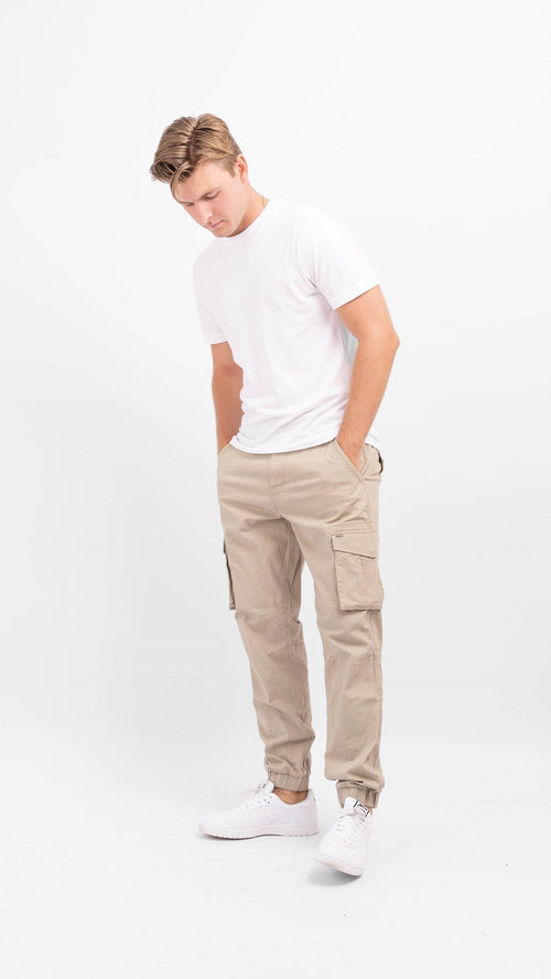 Mike cargo pants - Chinchilla - TeeShoppen Group™ - Pants - Only & Sons