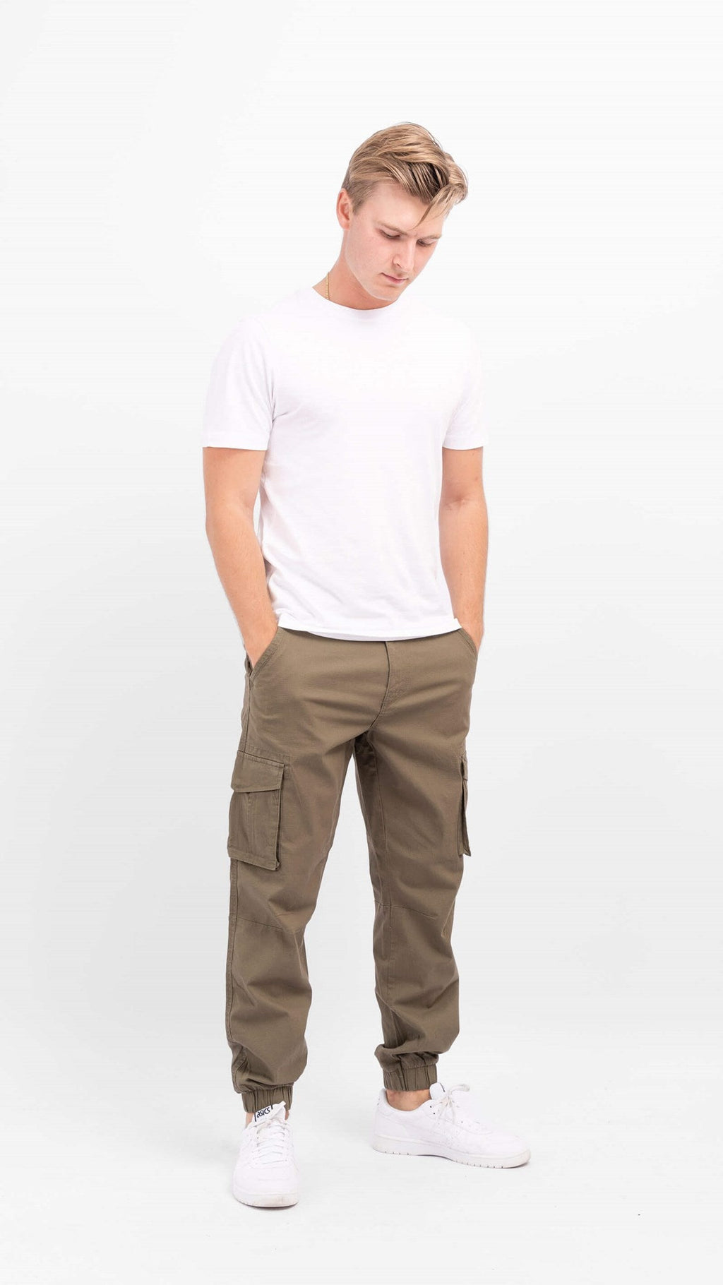 Mike cargo pants - Olive