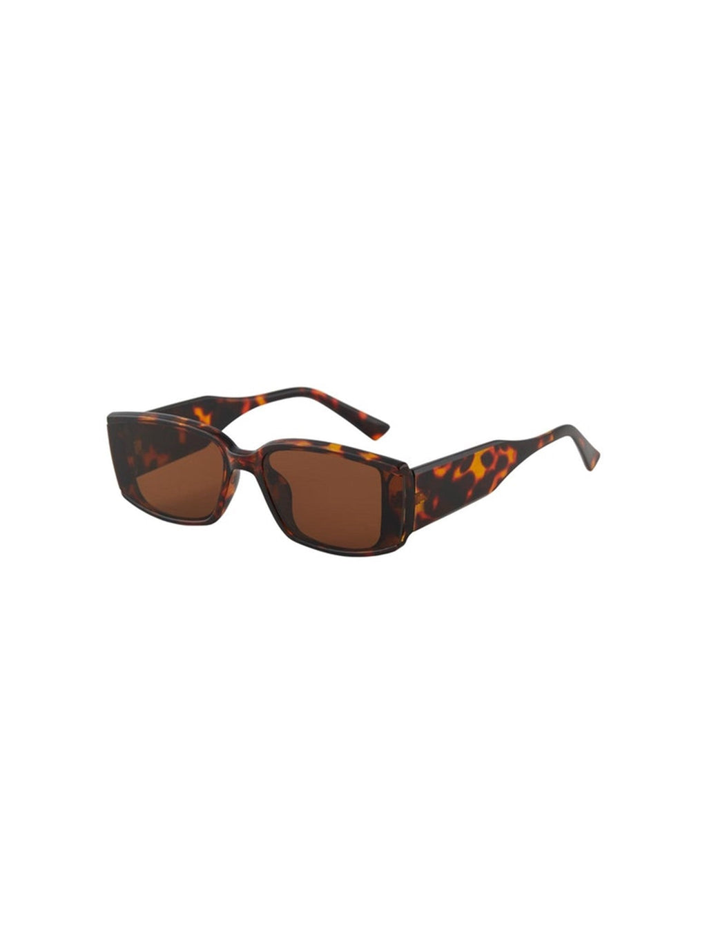 Nebelquadratische Sonnenbrille - Brun