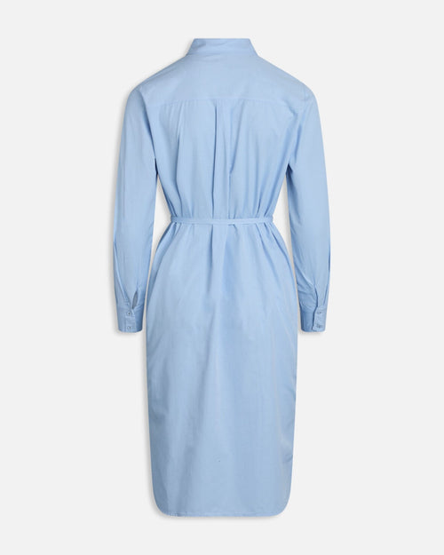 Morika Long Shirt Dress - Medium Blue - TeeShoppen Group™ - Dress - Sisters Point