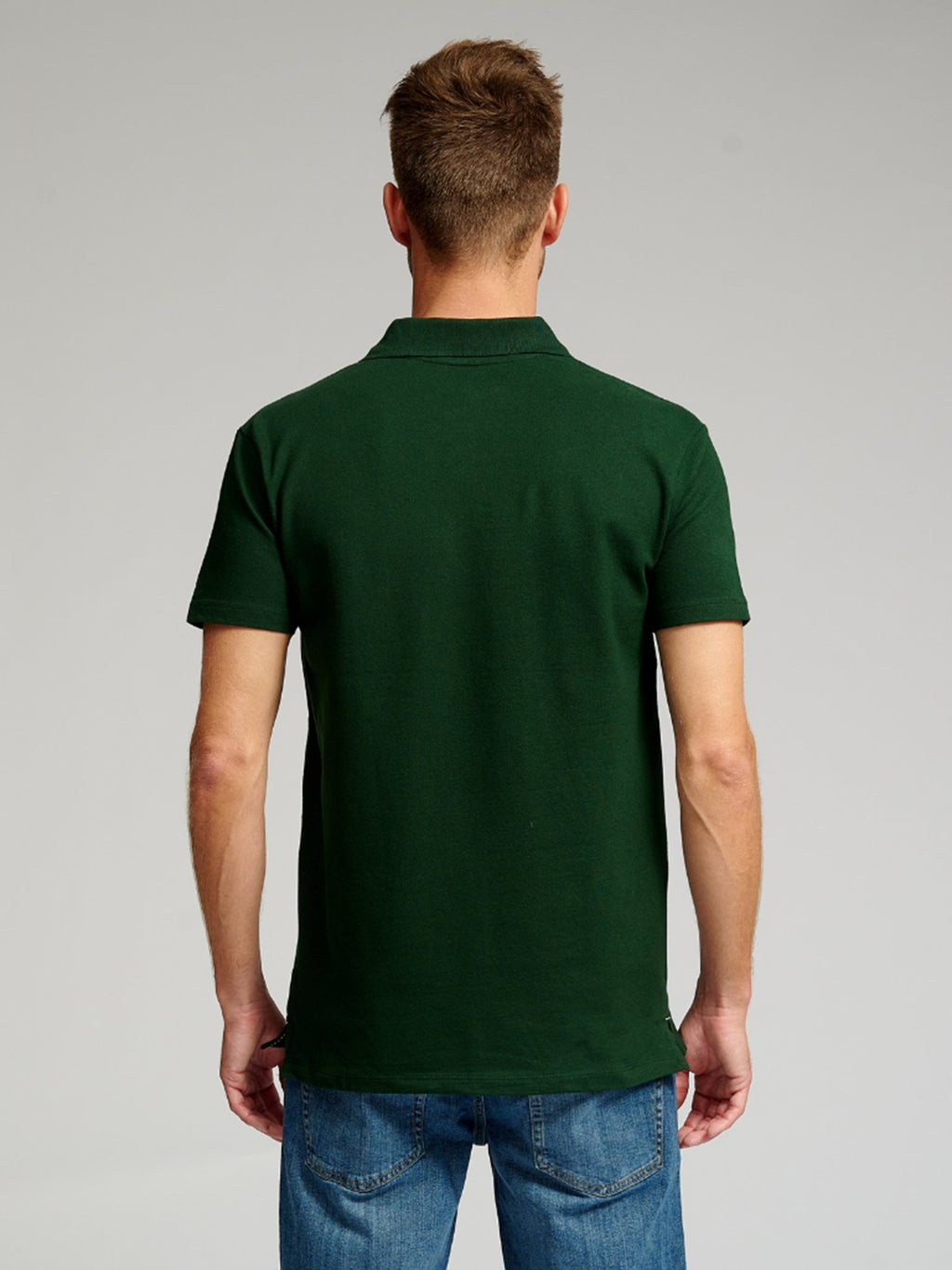 Muscle Polo Shirt - Dark Green