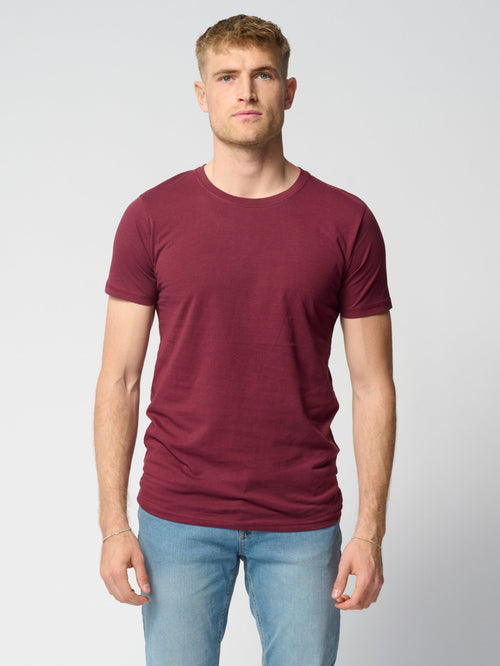 Muscle T-shirt - Burgundy Red - TeeShoppen Group™ - T-shirt - TeeShoppen