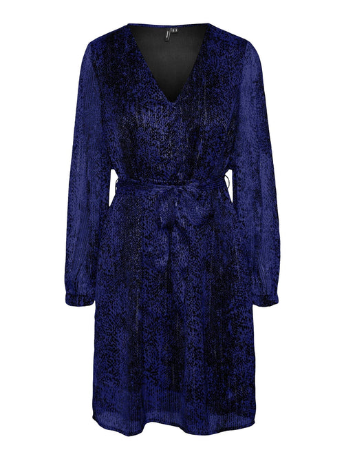 Nala V-neck Kjole - Sodalite Blue - TeeShoppen Group™ - Dress - Vero Moda