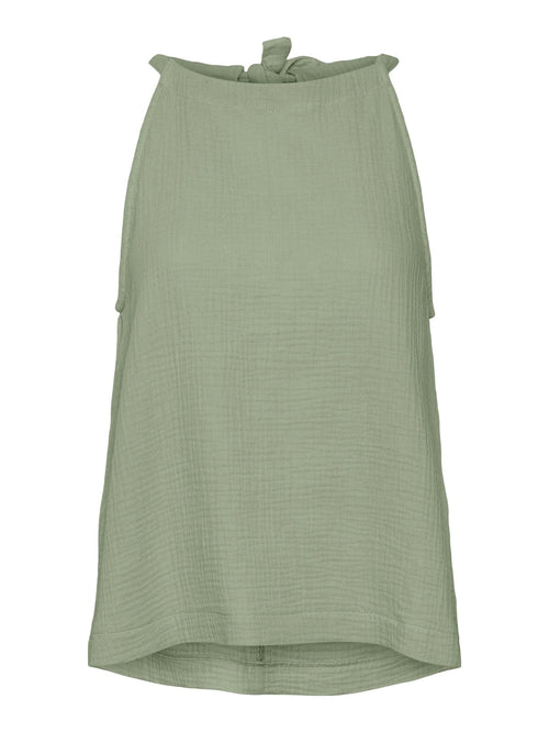 Natali Halterneck Top - Reseda - TeeShoppen Group™ - Formal Shirts & Blouses - Vero Moda