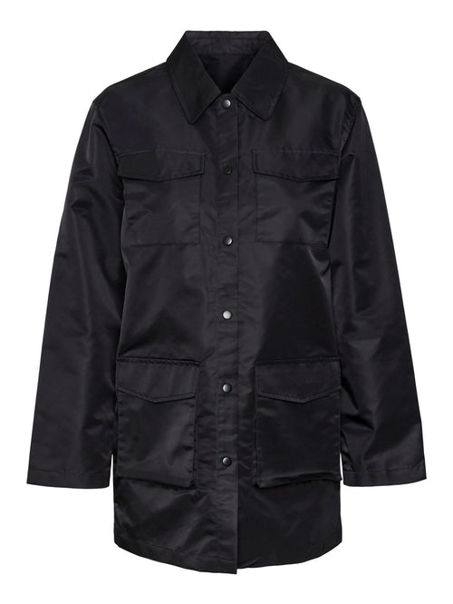 Neco Oversize Skjorte - Sort - TeeShoppen Group™ - Formal Shirts & Blouses - Vero Moda