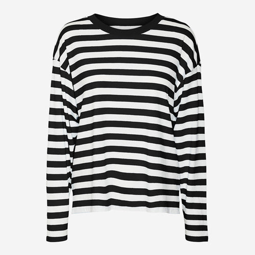 Nelli Long Sleeve Sweater - Black - TeeShoppen Group™ - T-shirt - Vero Moda