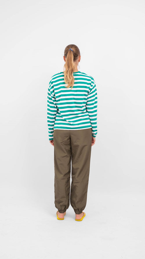 Nelli Long Sleeve Sweater - Green - TeeShoppen Group™ - T-shirt - Vero Moda