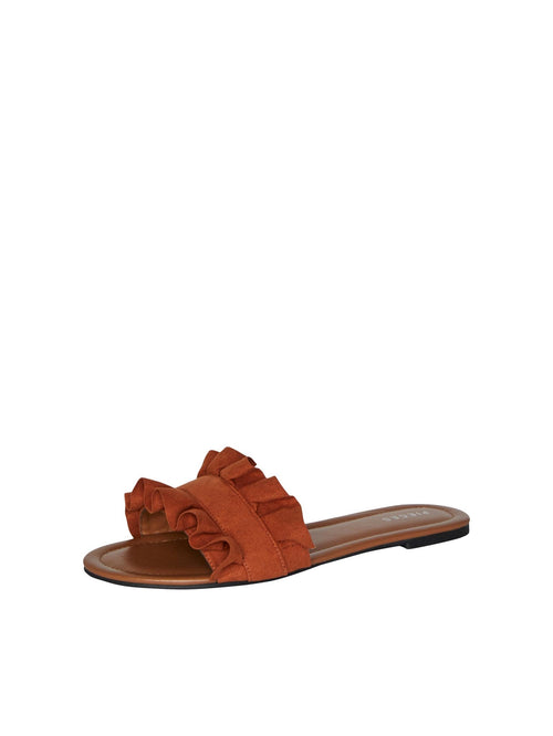 Nola Sandaler - Coconut Shell - TeeShoppen Group™ - Shoes - PIECES