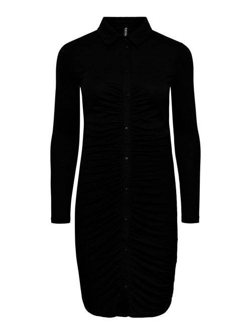 Norma Long Sleeve Dress - Black - TeeShoppen Group™ - Dress - PIECES