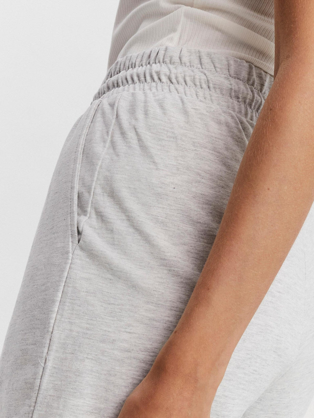Octavia Sweat Shorts - Light gray
