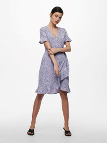 Olivia Wrap Dress - Chinesische Violett