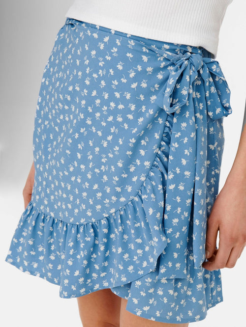 Olivia Wrap Skirt - Allure - TeeShoppen Group™ - Skirt - ONLY