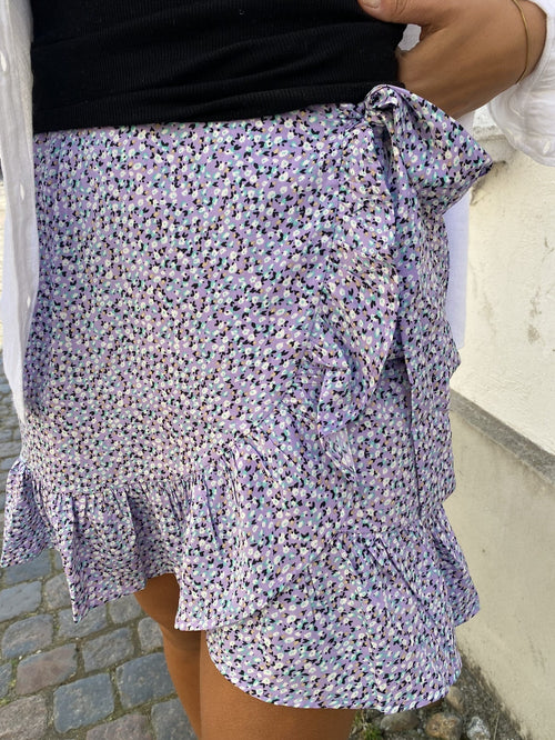 Olivia Wrap Skirt - Chinese Violet - TeeShoppen Group™ - Skirt - ONLY