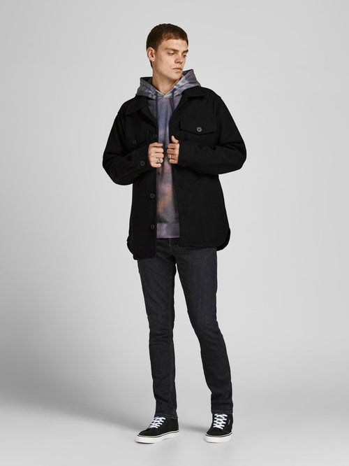 Ollie Shirt jacket - Black - TeeShoppen Group™ - Jacket - Jack & Jones