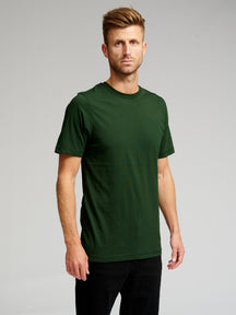Bio -Basis -T -Shirt - dunkelgrün
