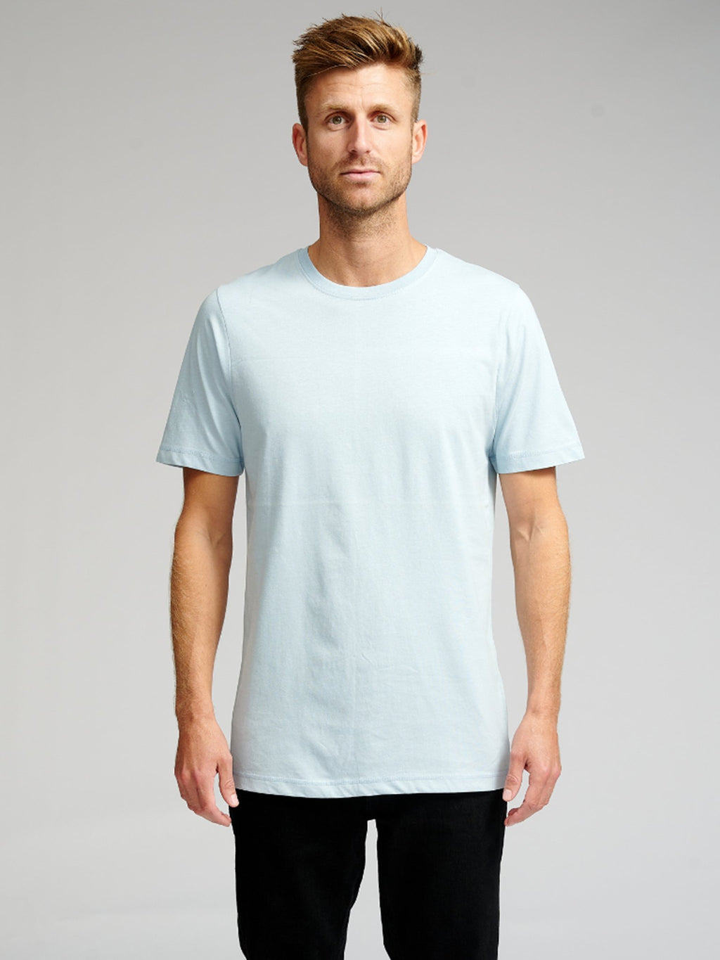 Organic Basic T-shirt - Light Blue