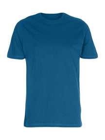Organic Basic T-shirt - Petrol Blue