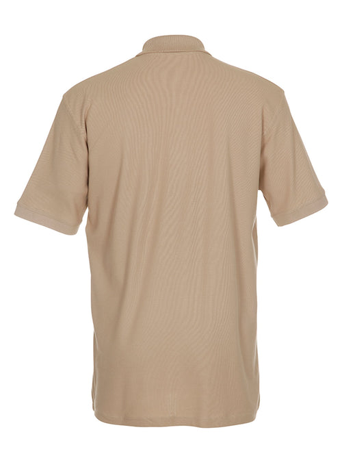Oversized Polo shirt- Khaki – - TeeShoppen Group™ - T-shirt - TeeShoppen