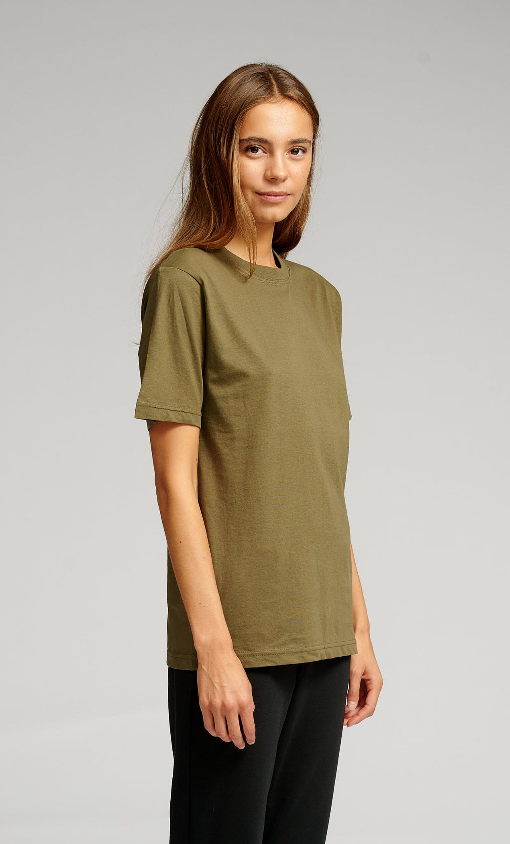 Übergroßes T -Shirt - Armeegrün