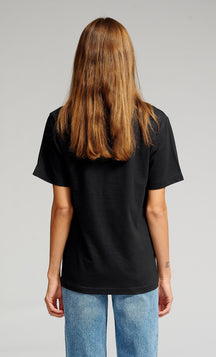 Übergroßes T -Shirt - Schwarz