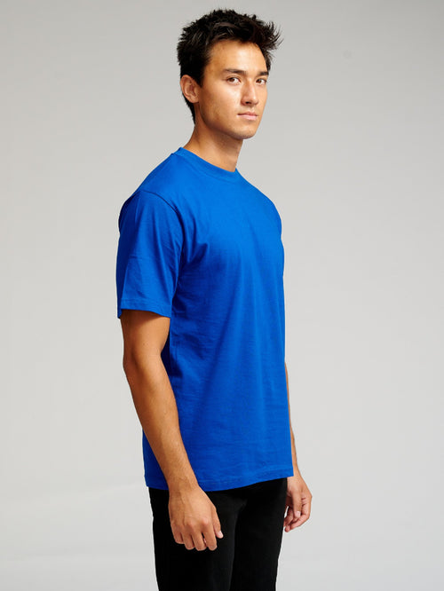 Oversized T-shirt - Blue - TeeShoppen Group™ - T-shirt - TeeShoppen