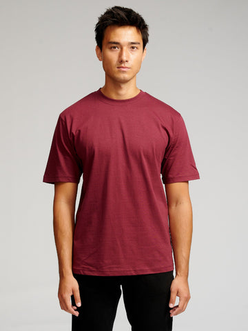 Übergroßes T -Shirt - Burgund